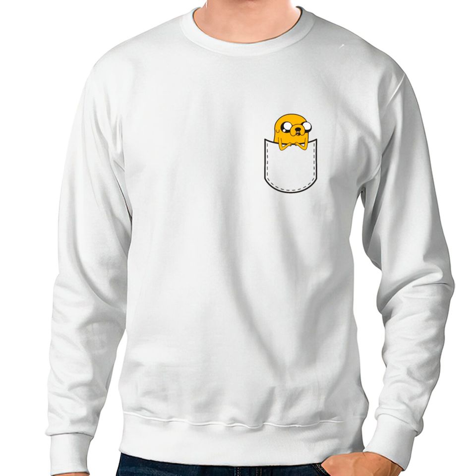 Adventure Time Pocket Jake Sweatshirts