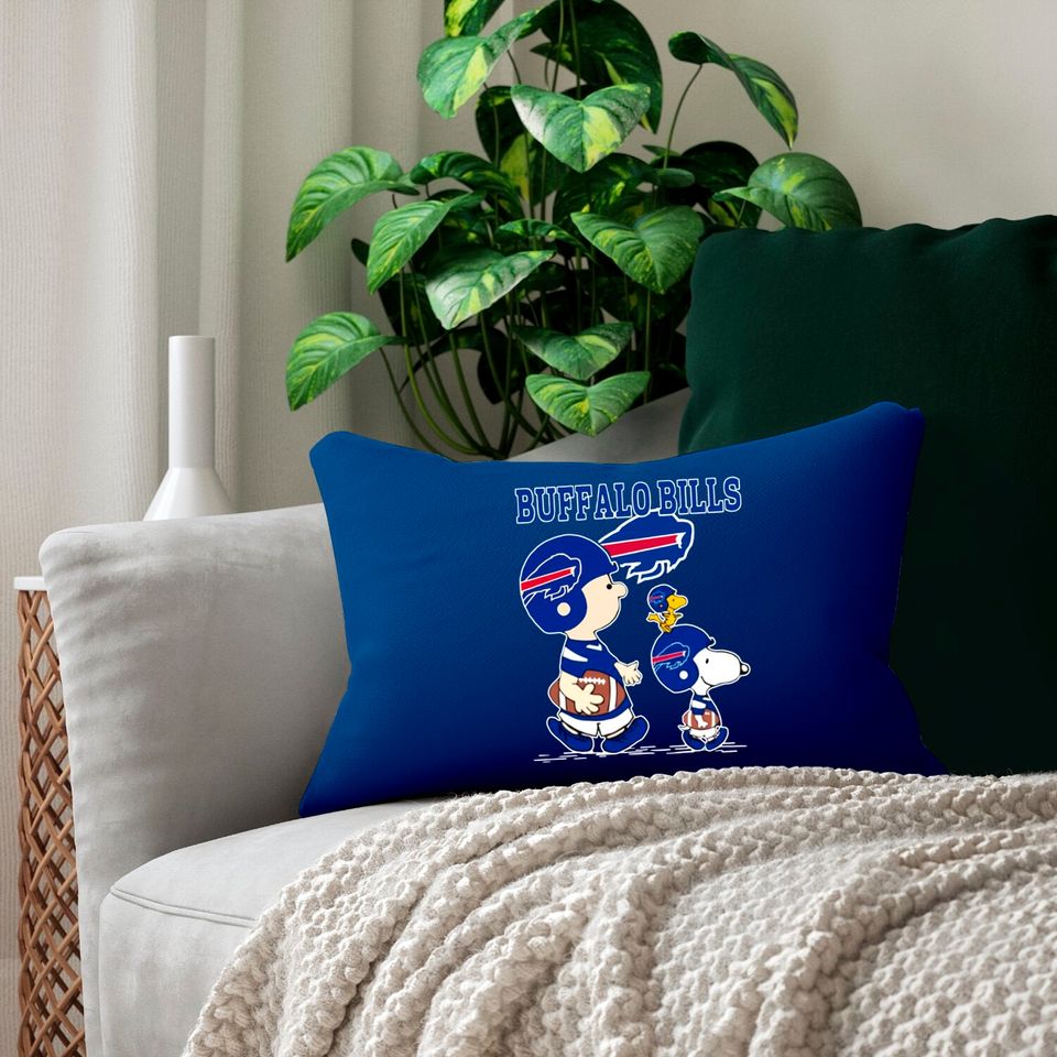 Buffalo Bills Peanuts Lumbar Pillows