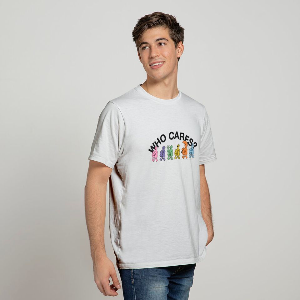 Rex Orange County Who Cares Multicolor Hand Logo T-Shirt