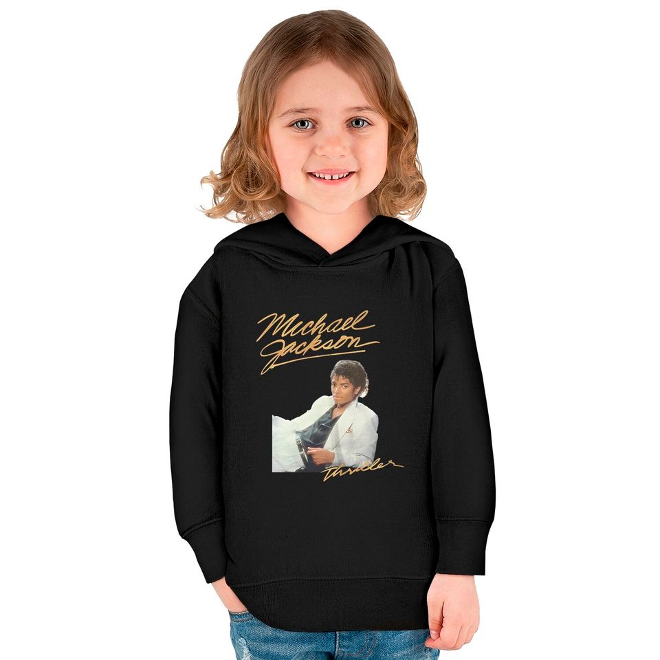 Michael Jackson Thriller Album Cover Kids Pullover Hoodies