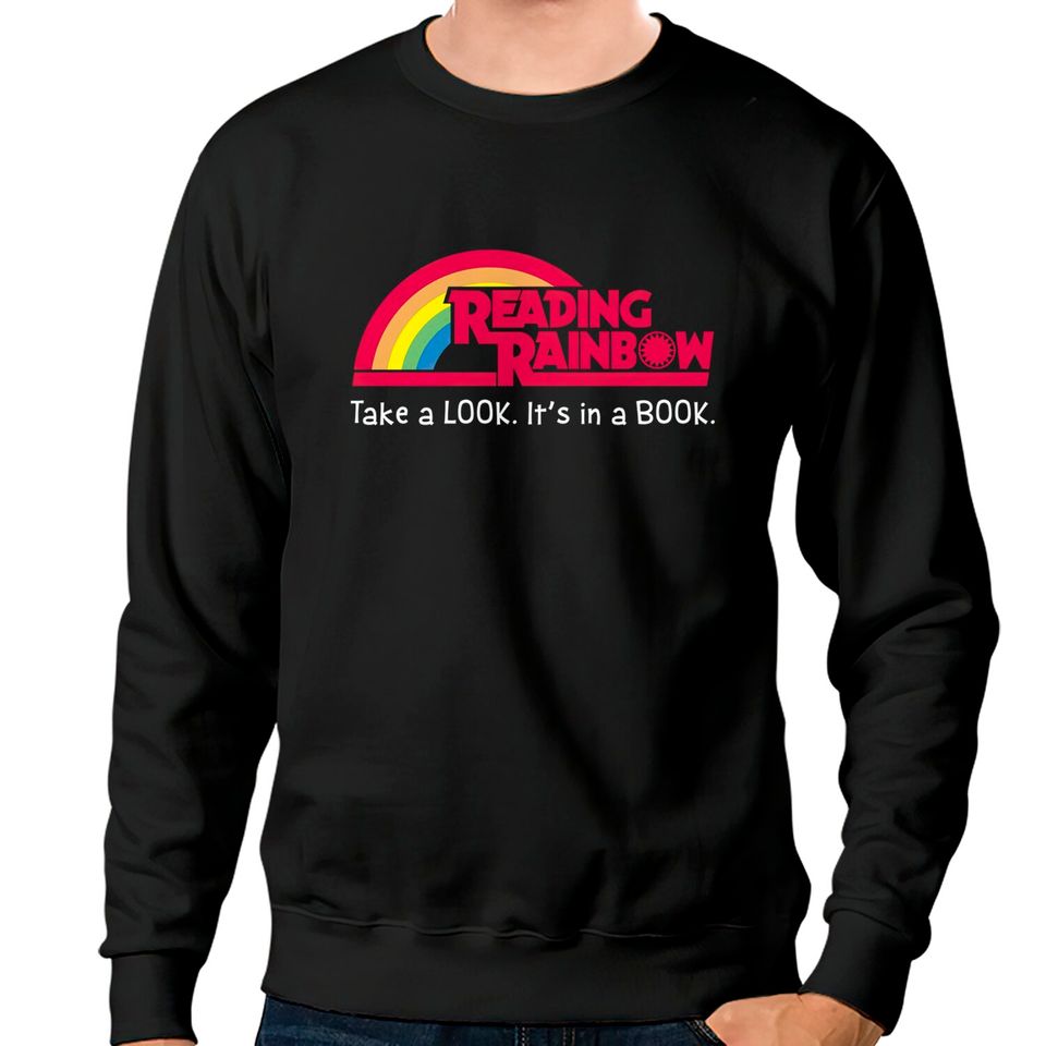 Reading Rainbow Take A Look It's in A Book Sweatshirts