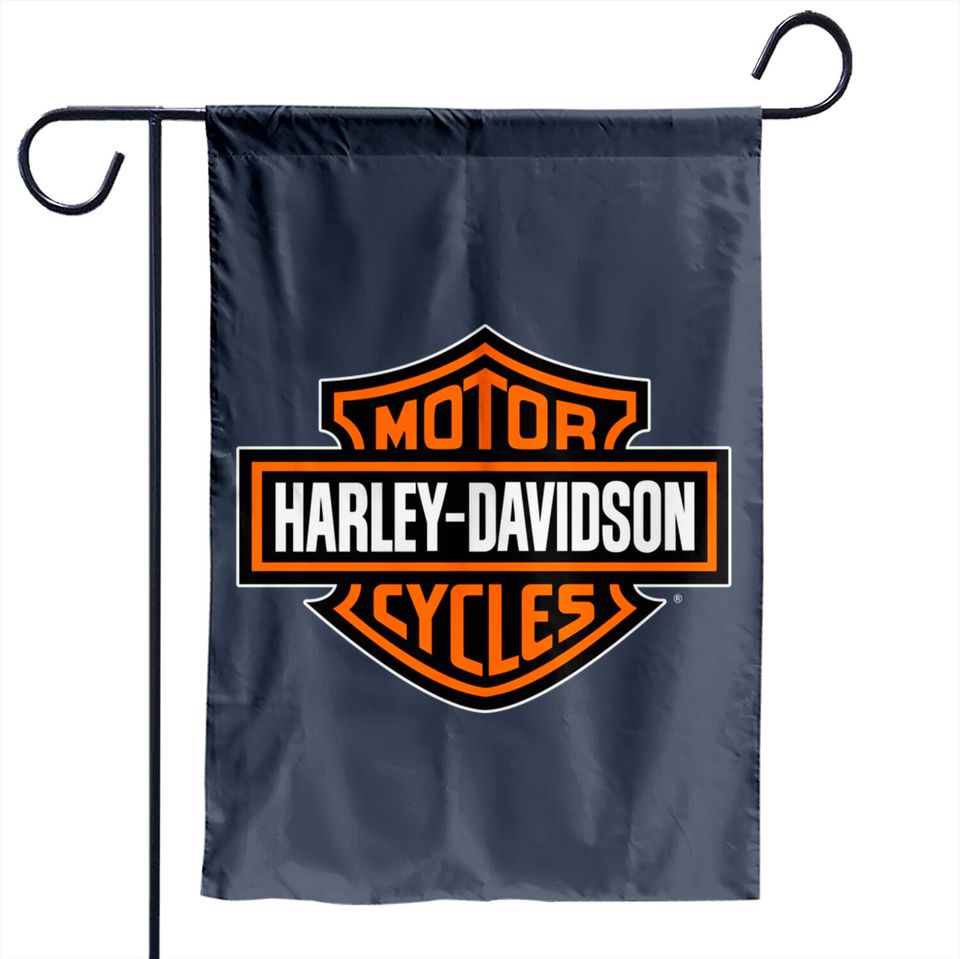 Haarleyy Davidson Orange Bar & Shield Garden Flags, Haarleyy Davidson Shirt Fan Gifts, Haarleyy Davidson Logo Shirt