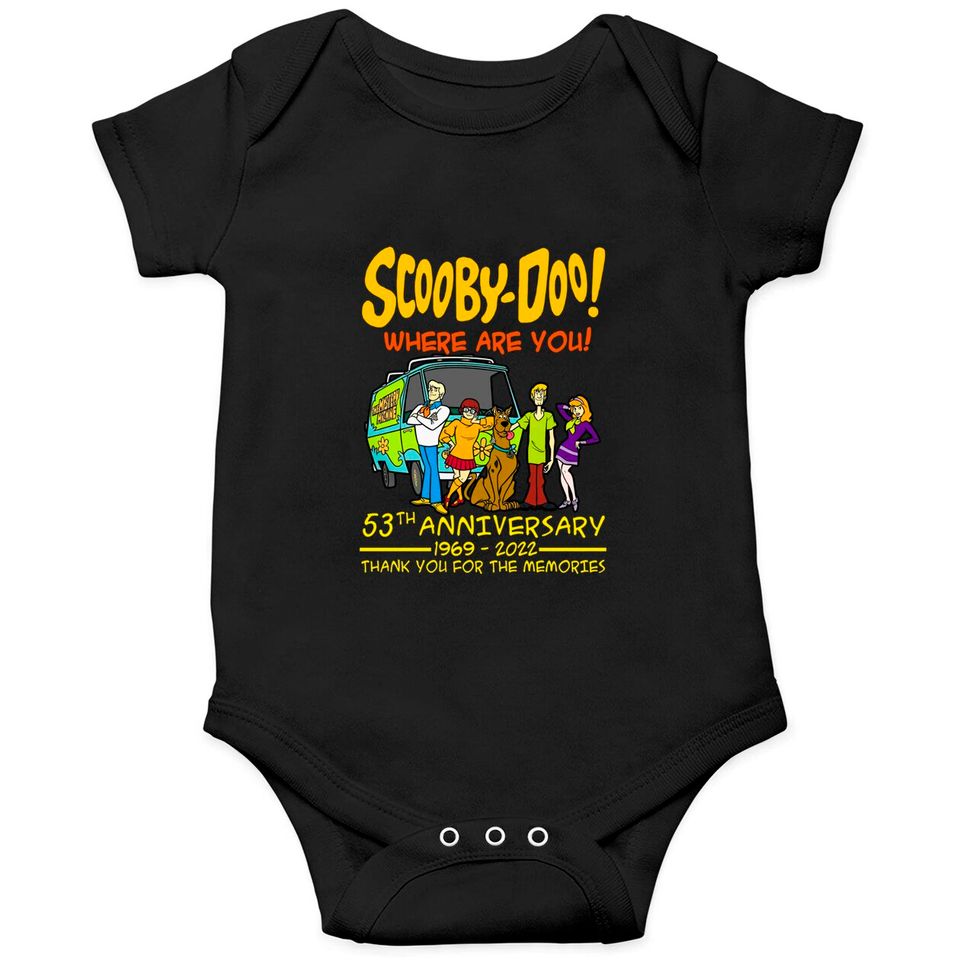 Scooby-Doo Where Are You 53th Anniversary 1969-2022 Onesie, Scooby Doo Onesies Gift For Fan