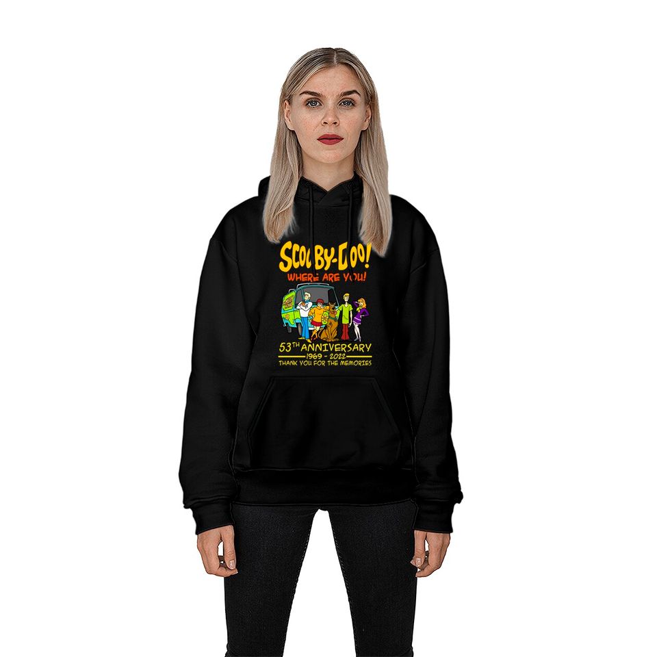 Scooby-Doo Where Are You 53th Anniversary 1969-2022 Hoodies, Scooby Doo Shirt Gift For Fan