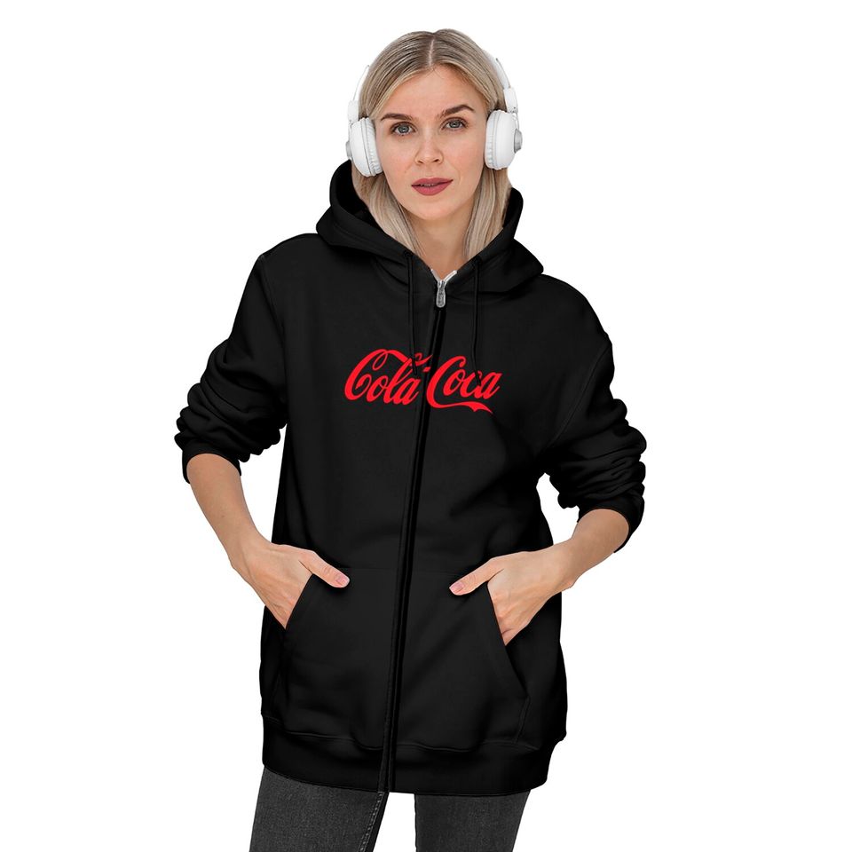 Cola Coca Zip Hoodies