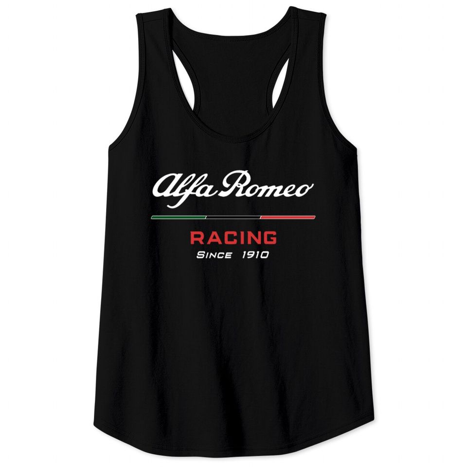 Alfa Romeo Racing logo Tank Tops