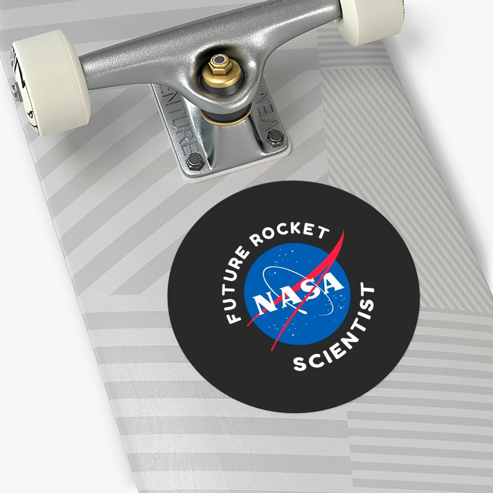Kids Future Rocket Scientist NASA Youth Sticker Stickers