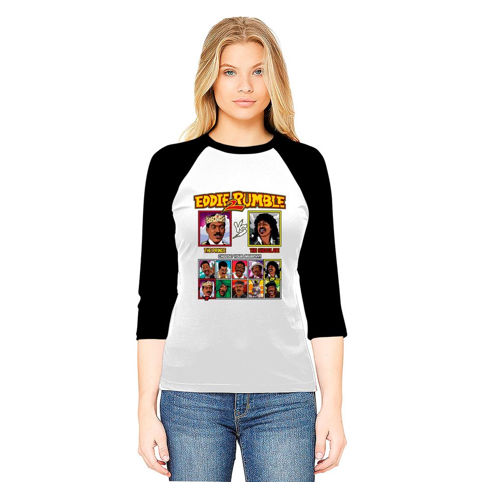 Eddie 2 Rumble - Eddie Murphy VS - Eddie Murphy - Baseball Tees