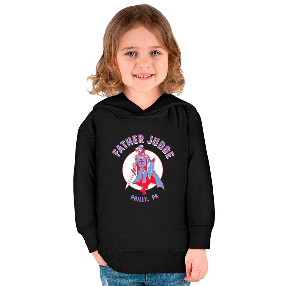 Father Judge Philly Pa Kids Pullover Hoodies