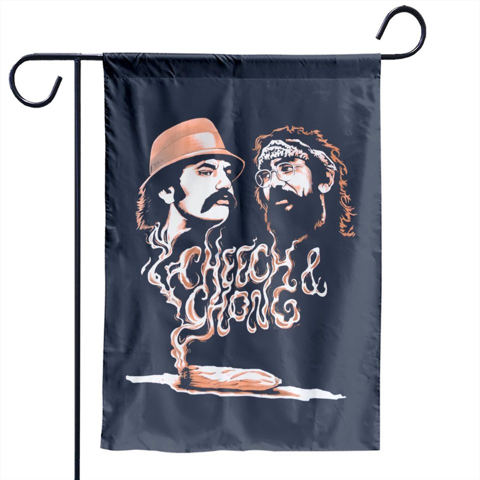 Cheech and Chong Garden Flags