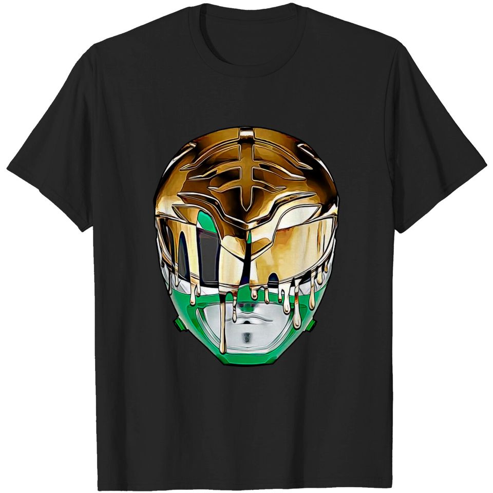 Green to White - Mighty Morphin Power Rangers - T-Shirt