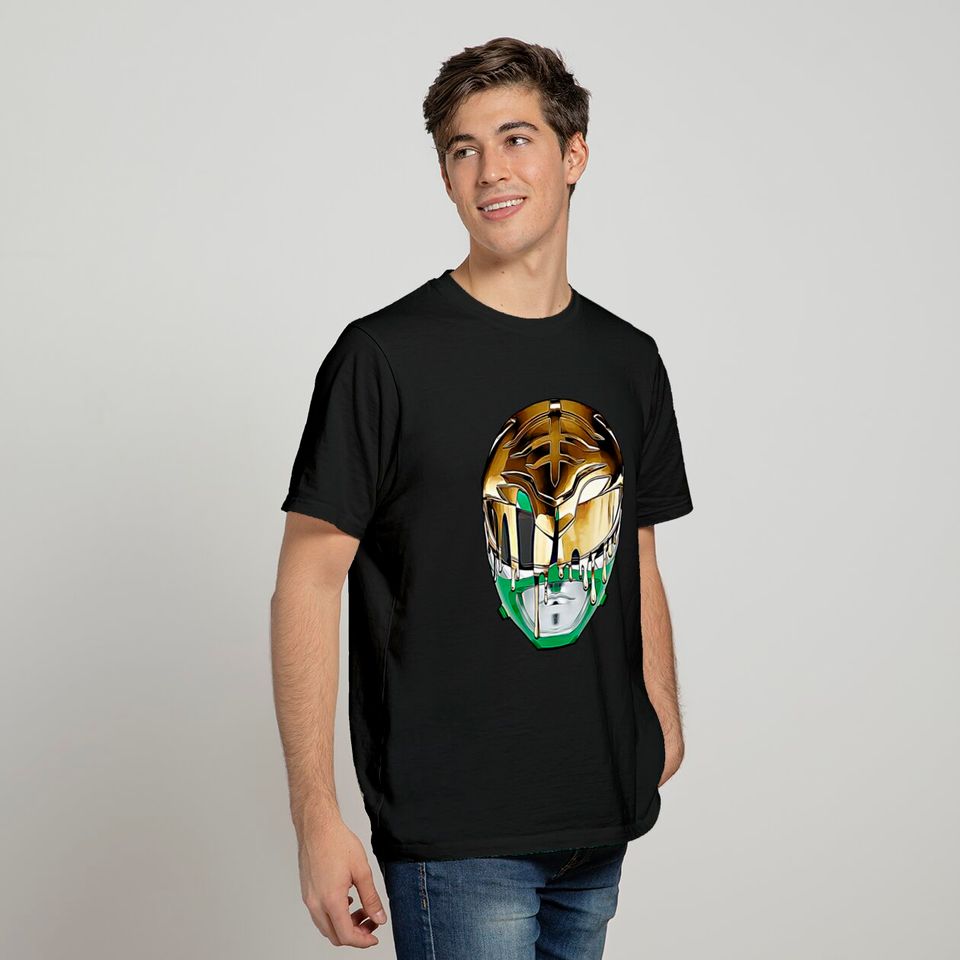 Green to White - Mighty Morphin Power Rangers - T-Shirt