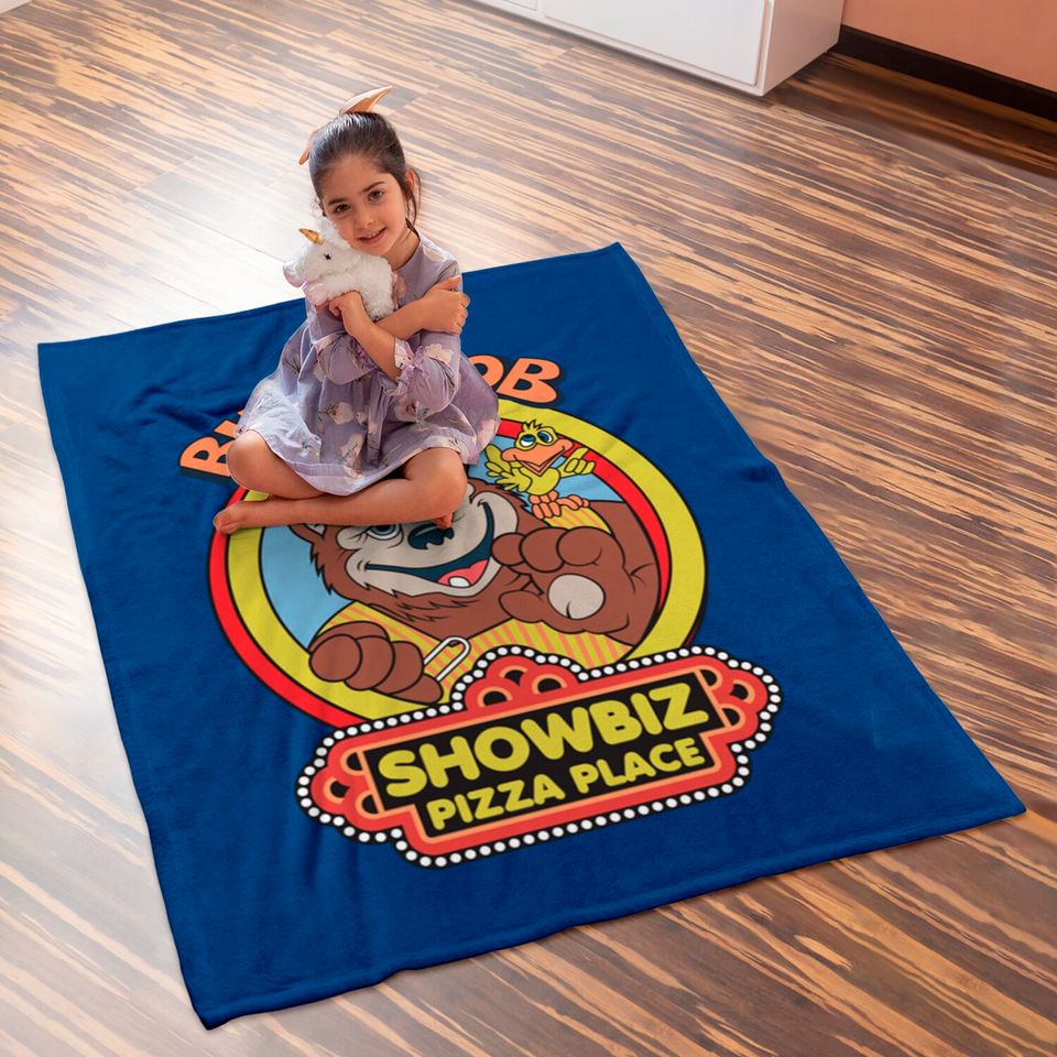 Showbiz Pizza Billy Bob - Showbiz Pizza - Baby Blankets