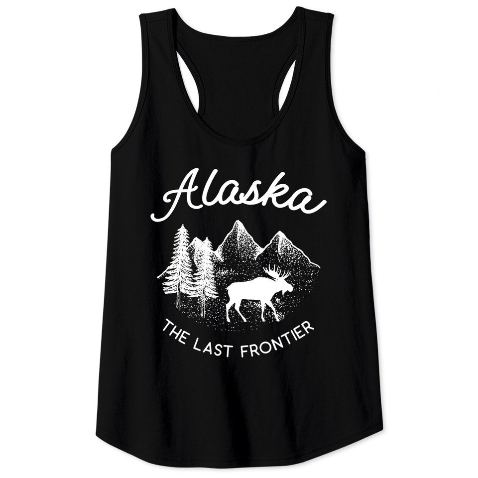 Last Frontier Alaska Moose T-Shirt Tank Tops