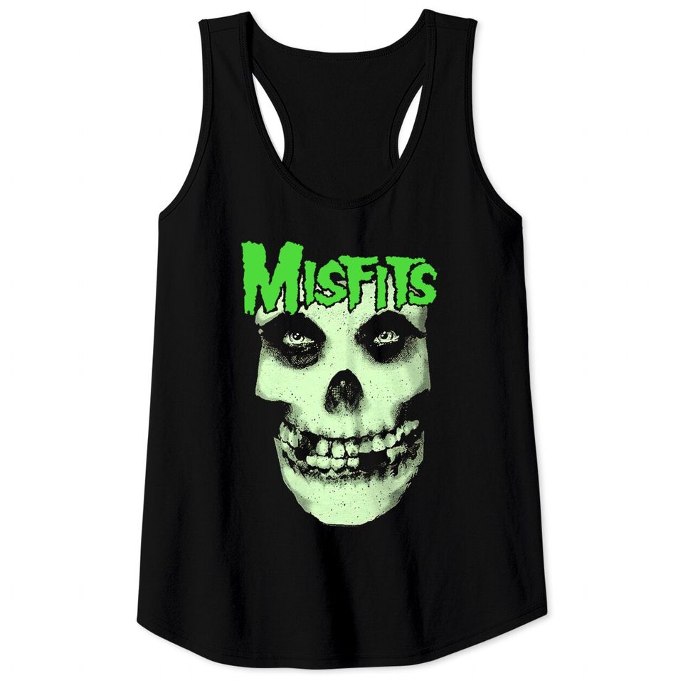 Misfits Unisex Tank Tops: Glow Jurek Skull