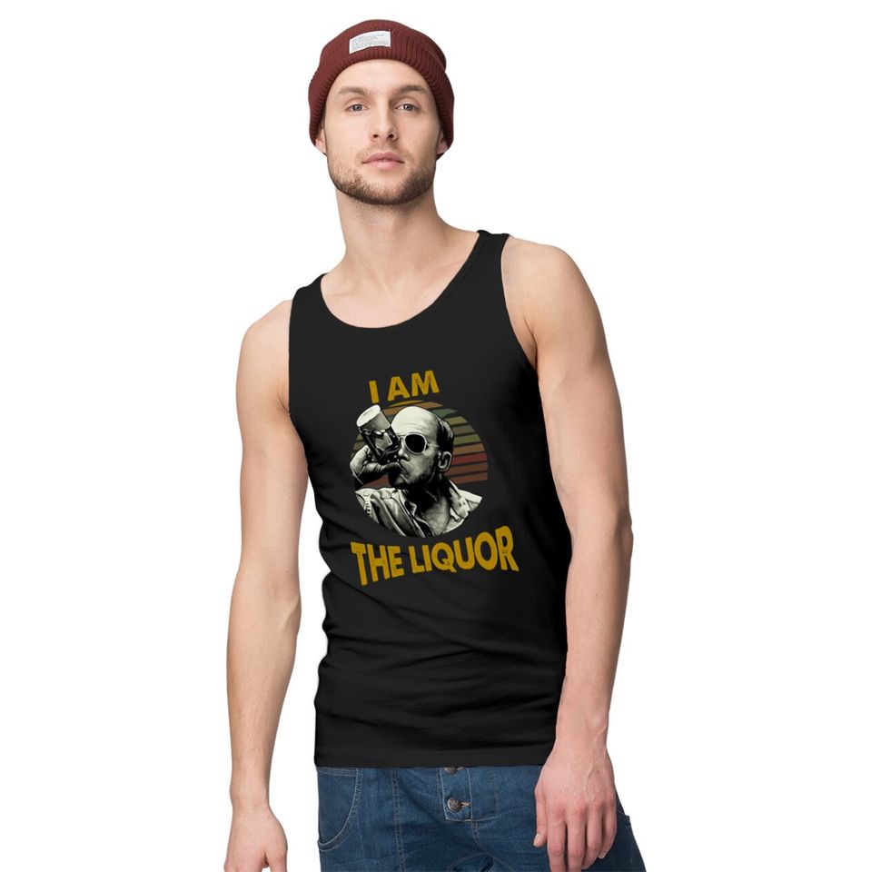 Jim Lahey I Am The Liquor Tank Tops