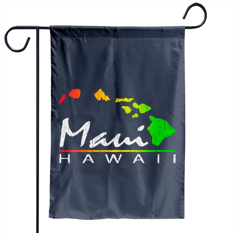 Maui - Hawaiian Islands - Surfer - Garden Flags
