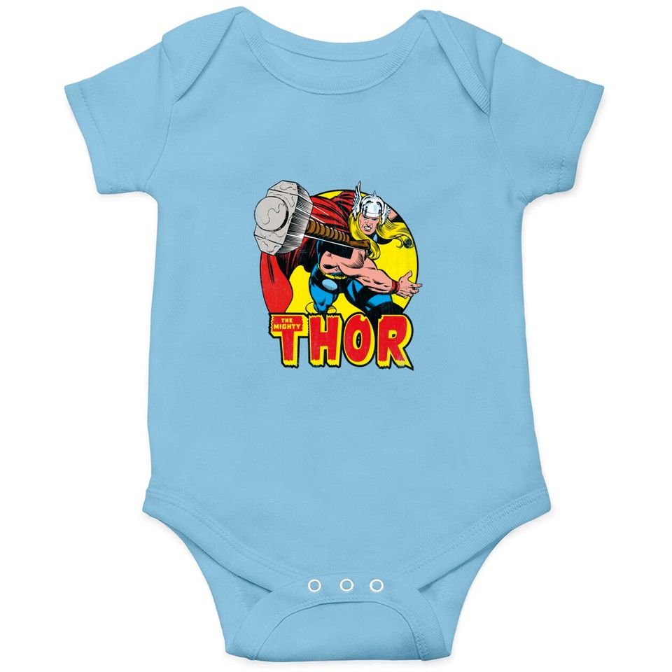 Marvel Mighty Thor Hammer Throw Onesies