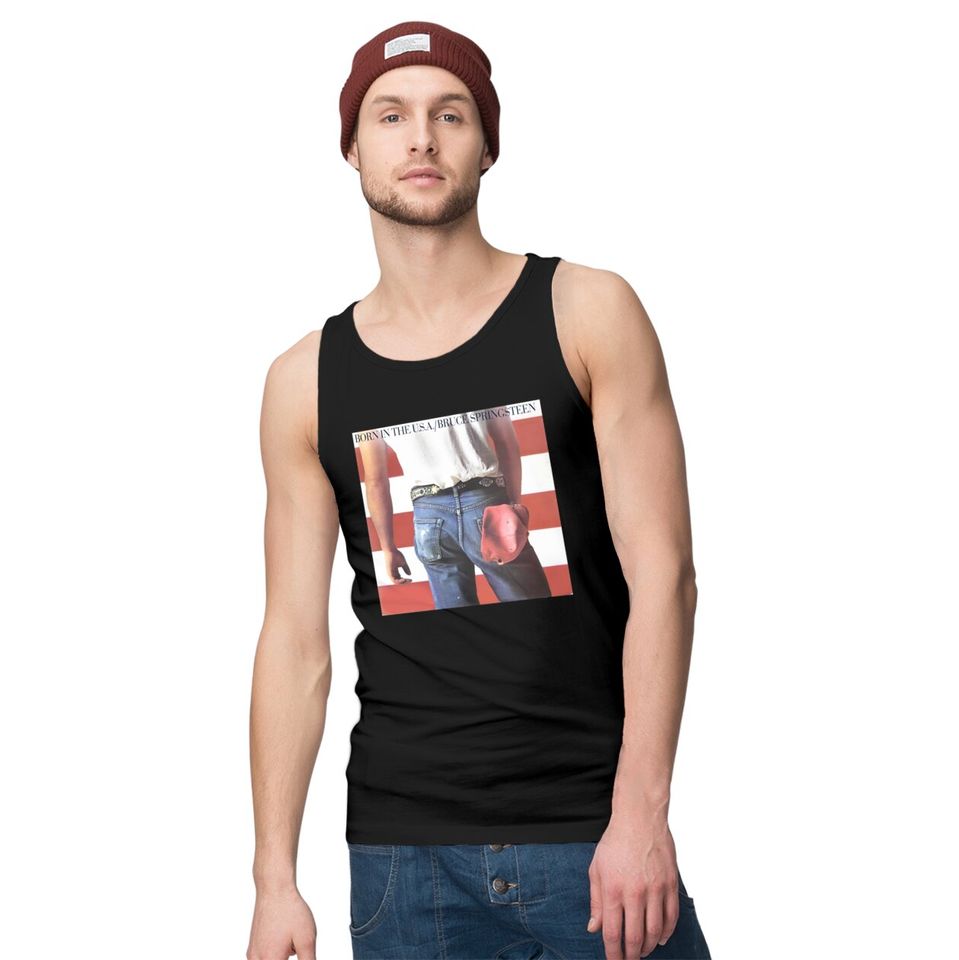 Bruce Springsteen Born In The USA Rock Tee Tank Tops