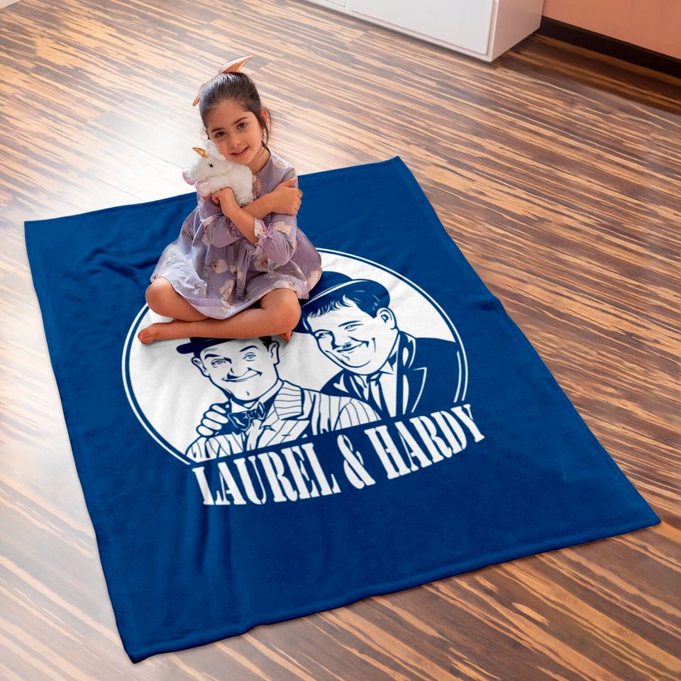 Laurel & Hardyy - Awesome Funny Baby Blankets for fans Baby Blankets