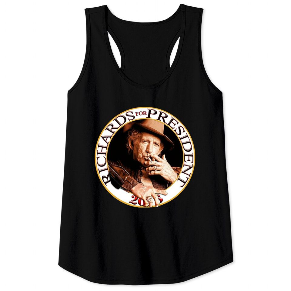 Keith Richards Tank Tops