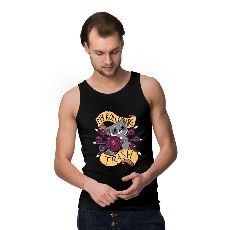RPG Raccoon - Dungeons And Dragons - Tank Tops