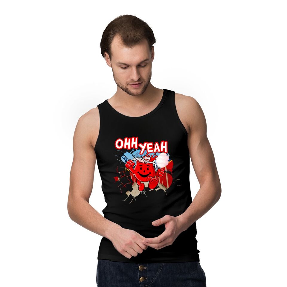 Ohh Yeah Kool Aid Man - Oh Yeah Macho Man Kool Aid - Tank Tops
