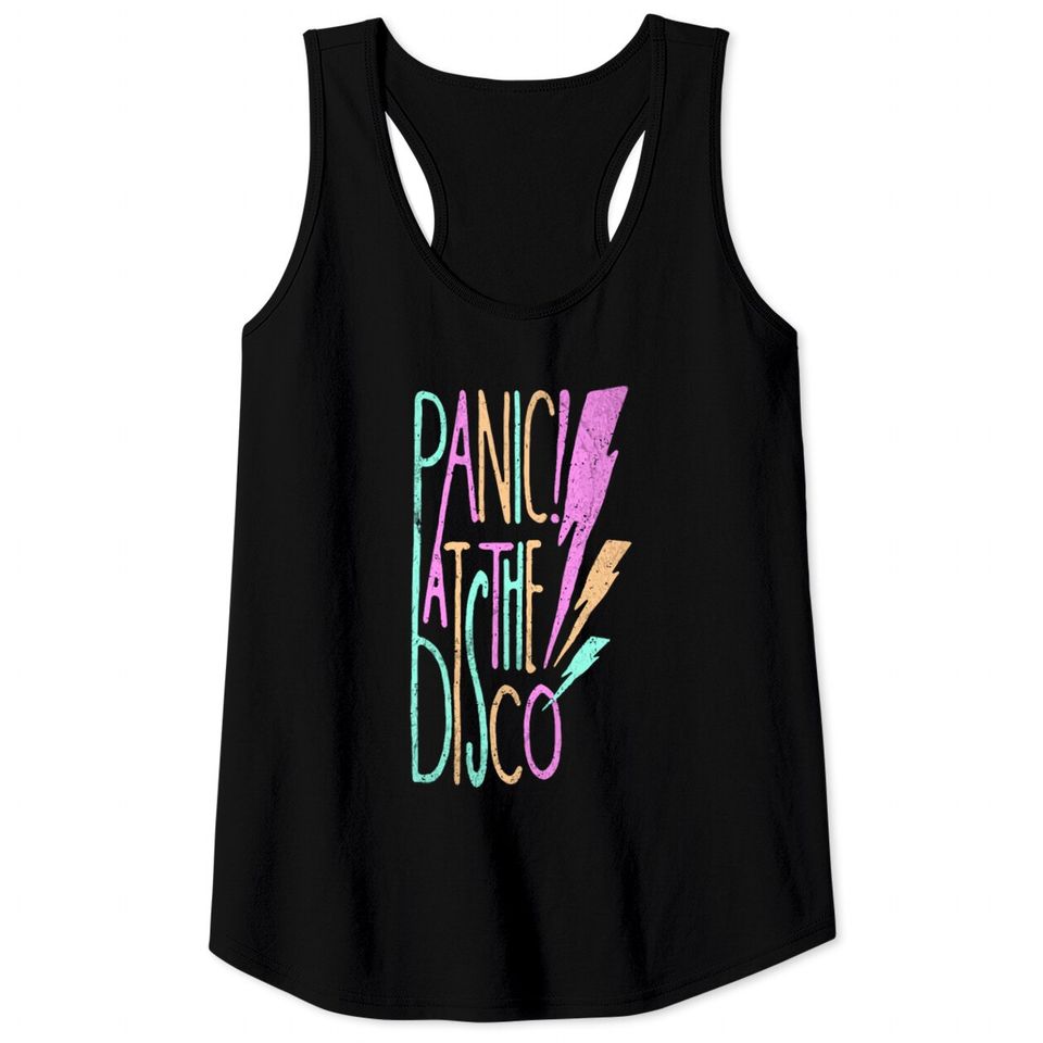 Panic At The Disco Lightning Tank Tops