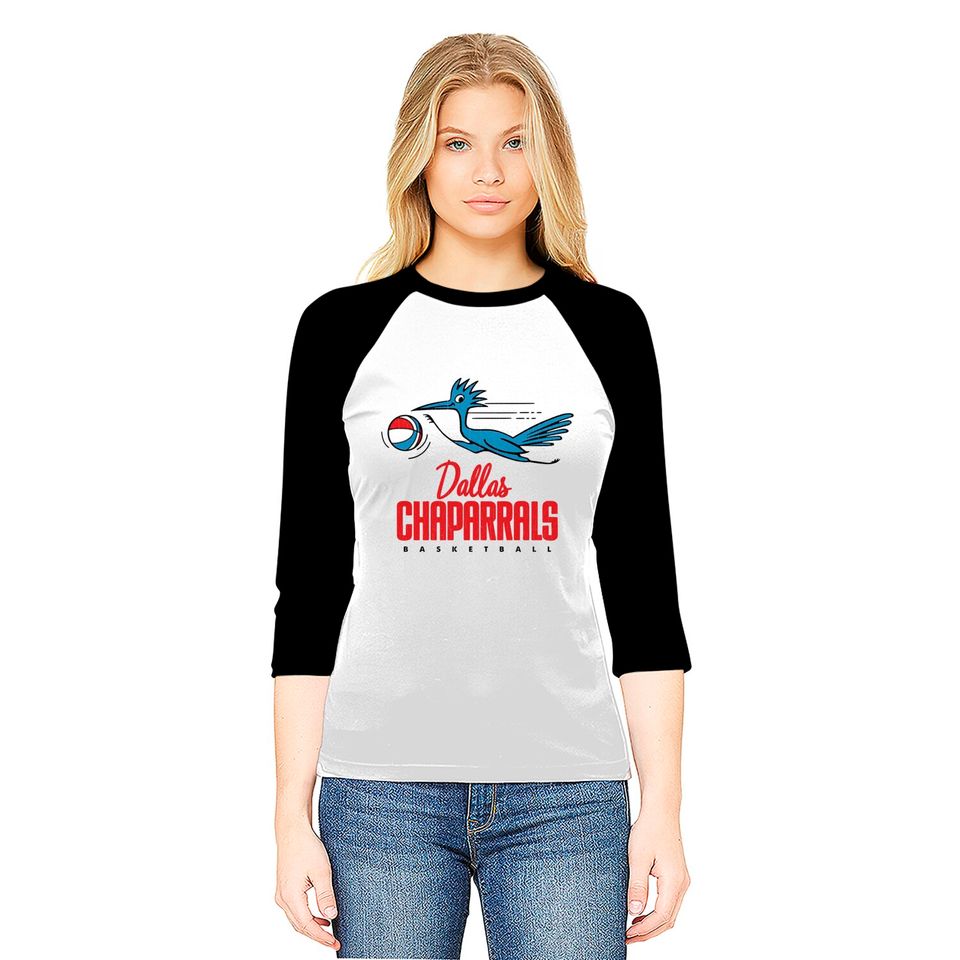 Dallas Chaparrals - Basketball - Baseball Tees