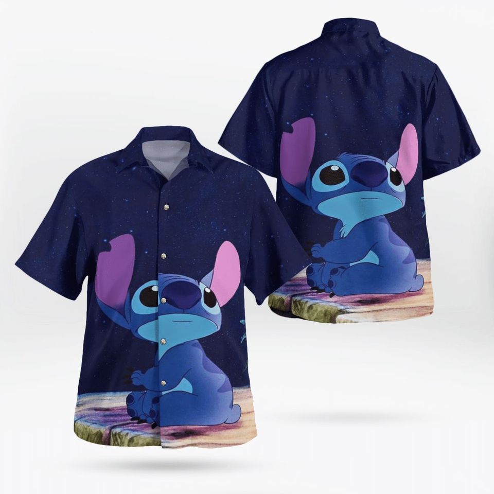 Disney Stitch And Lilo Hawaiian Shirt