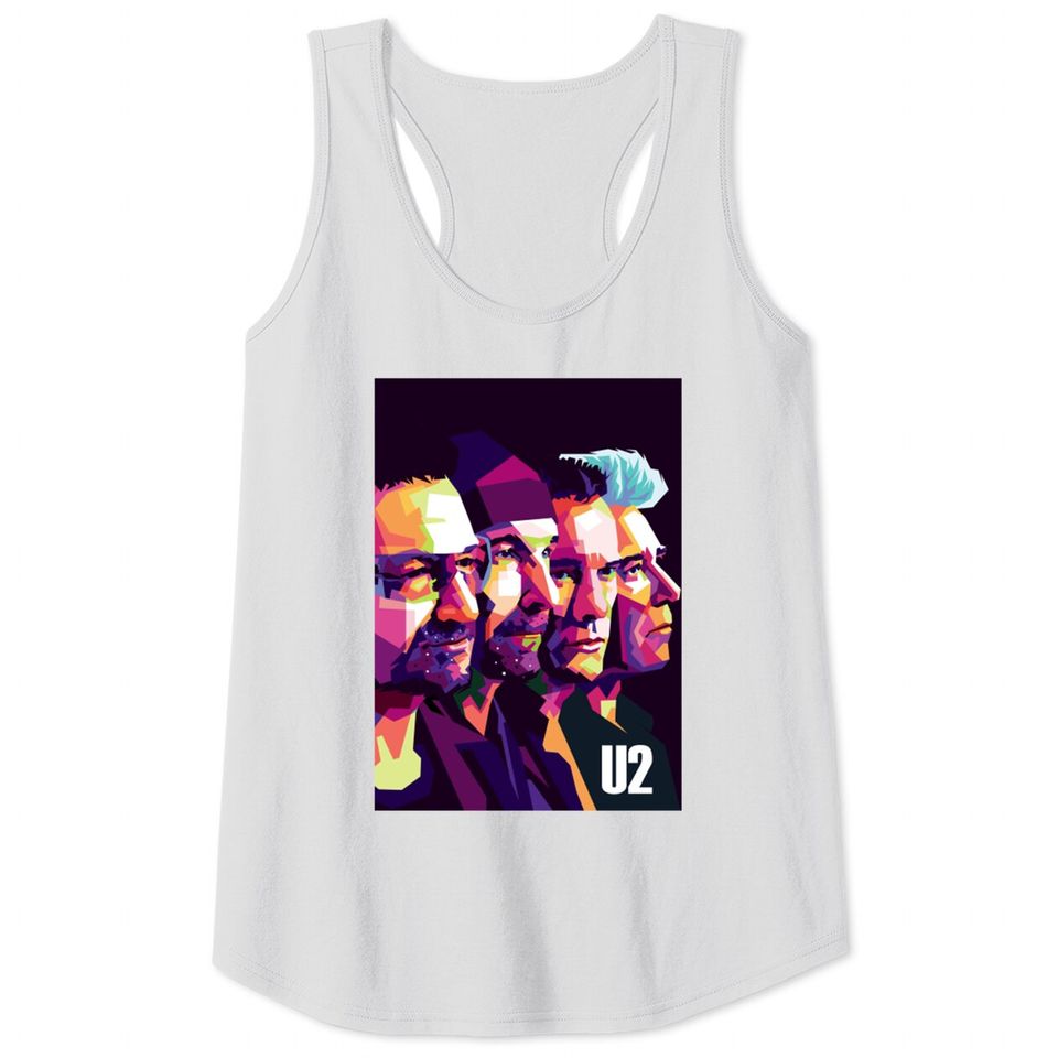 Bono and Friend U2 - U2 Fan Art - Tank Tops