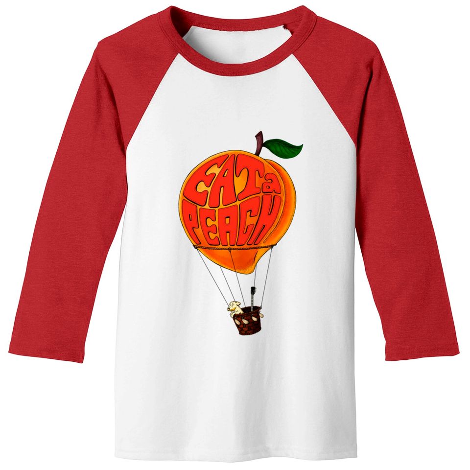 Eat a Peach - Allman Brothers - Baseball Tees
