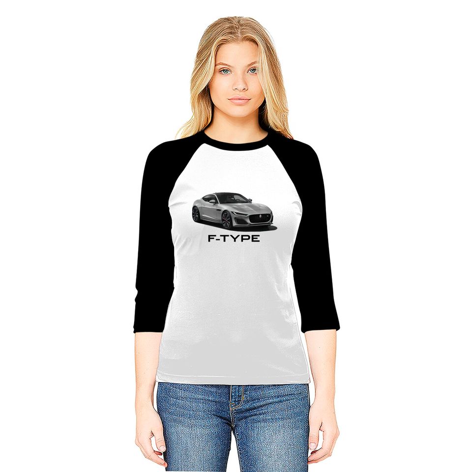2021 Jaguar F-Type Grey - Jaguar F Type - Baseball Tees