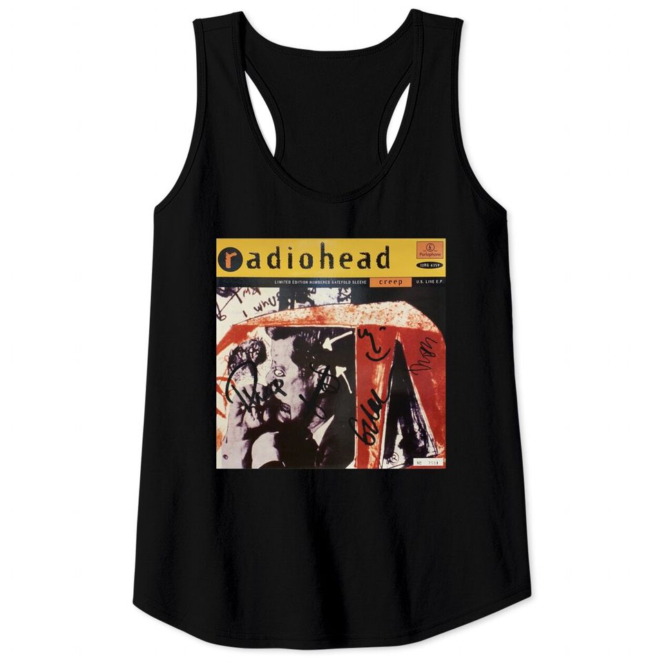 Radiohead Band Creep Vintage Unisex Tank Tops