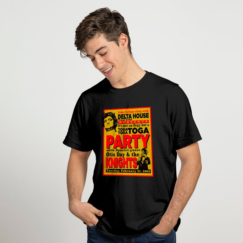 Delta House Flyer from Animal House - Animal House Toga - T-Shirt