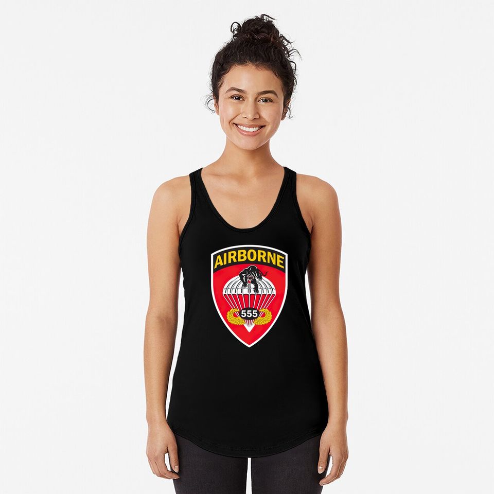 555Th Parachute Infantry Battalion Gift Tee Tank Tops