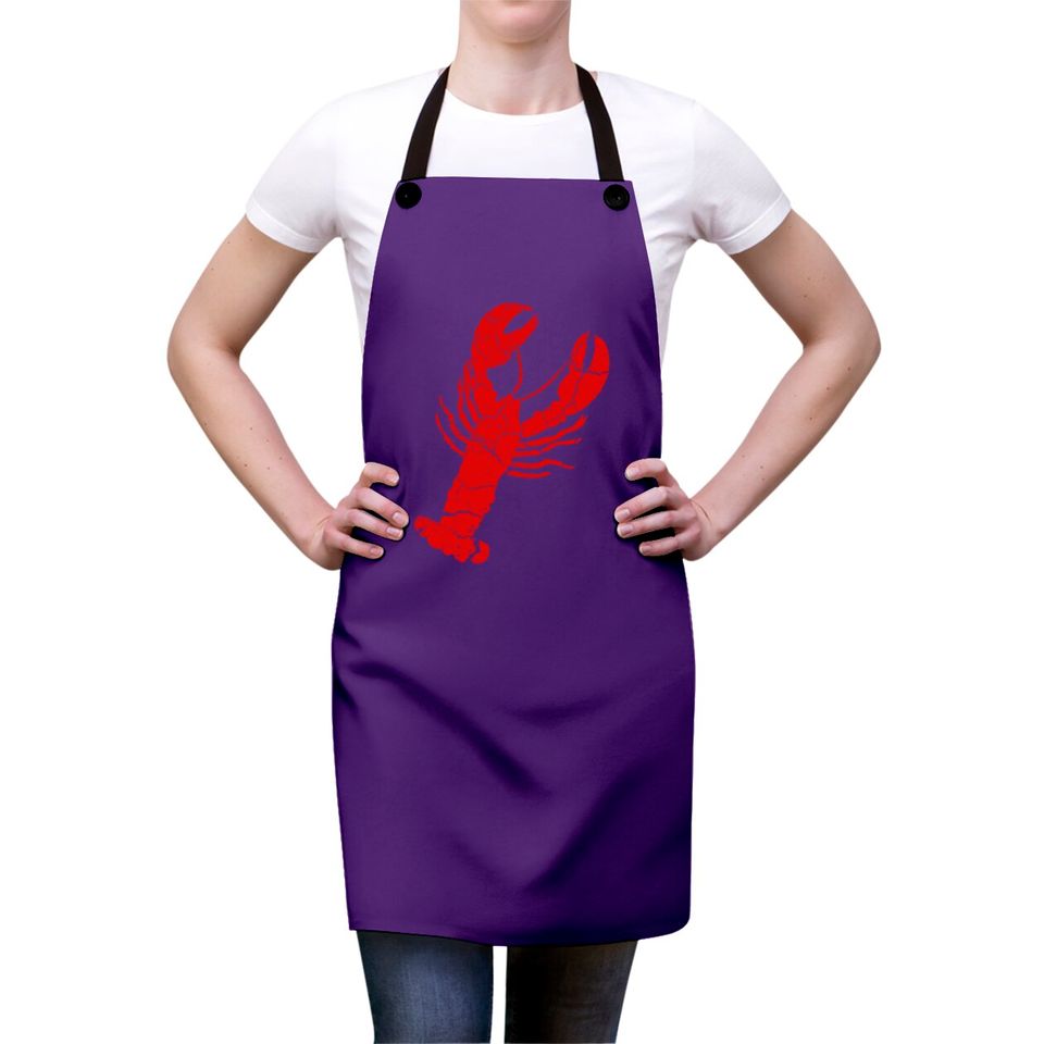 Friends Lobster Aprons Vintage Lobster Print - Lobster