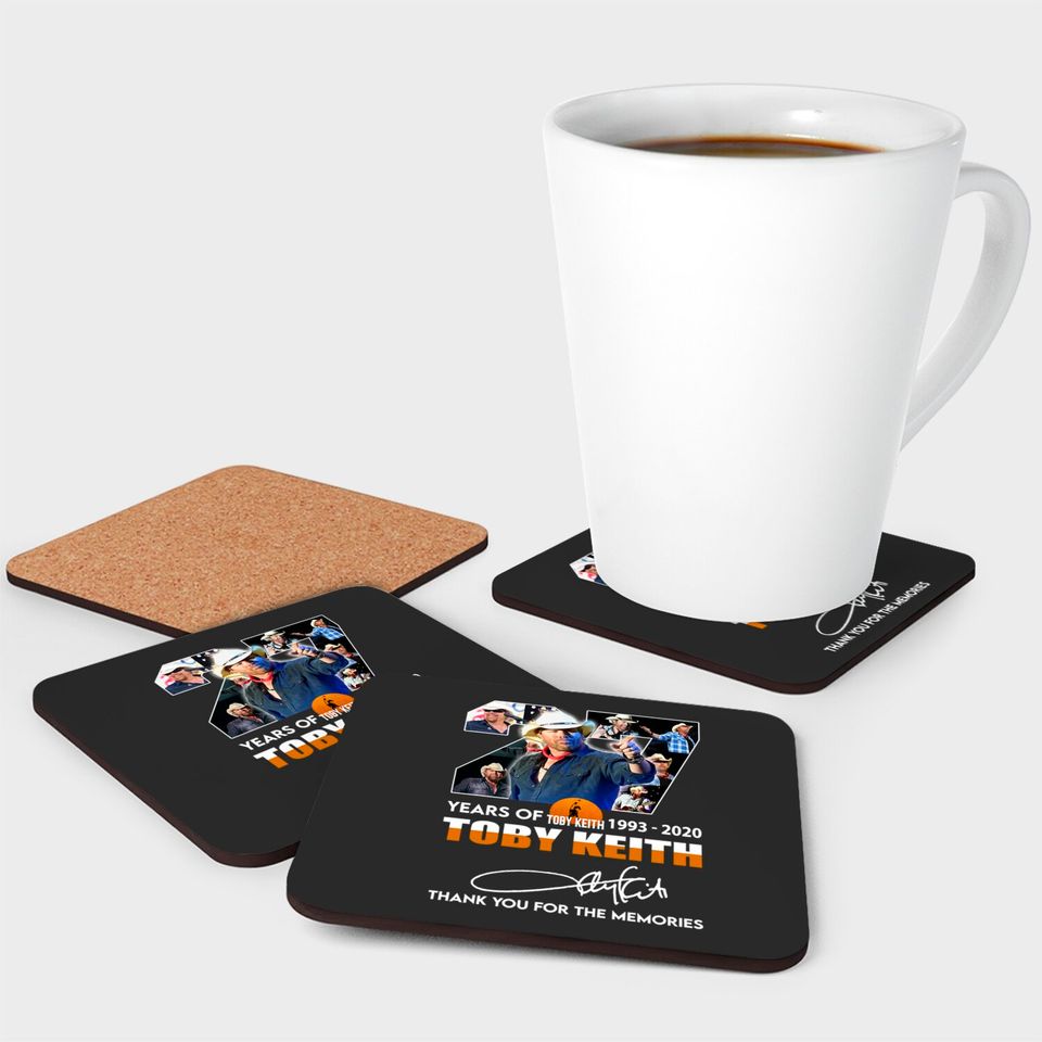 Toby Keith 1993-2022 Toby Keith Thank You The Memories Coasters