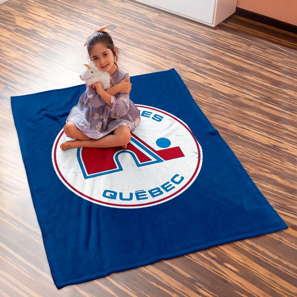 Quebec Nordiques [Vintage Distressed] Classic Baby Blankets