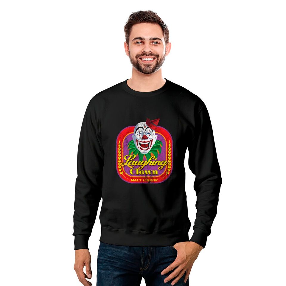 Laughing Clown Malt Liquor - Talladega Nights - Sweatshirts
