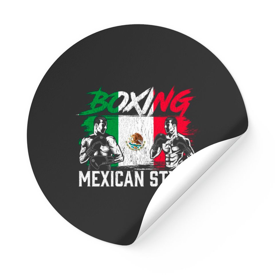 Mexican Boxing Sports Fight Coach Boxer Fighter Stickers