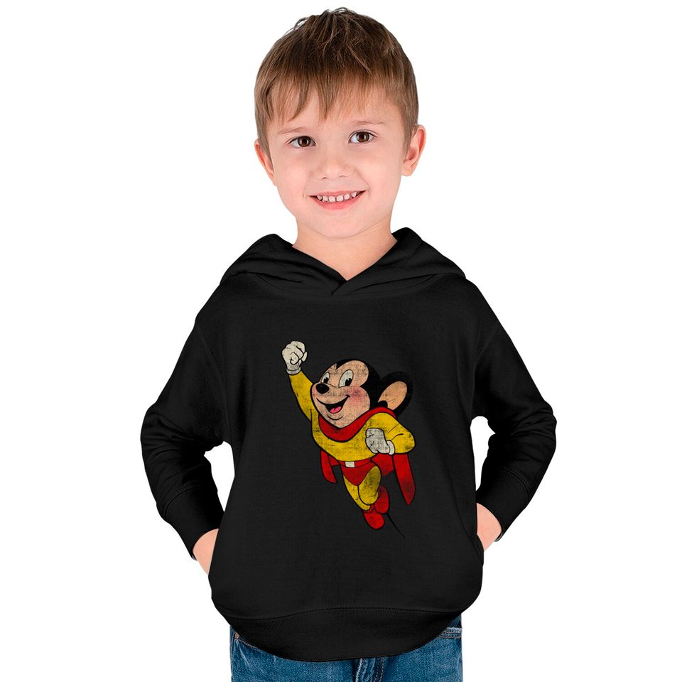 MIGHTY MOUSE - Vintage - Robzilla - Kids Pullover Hoodies