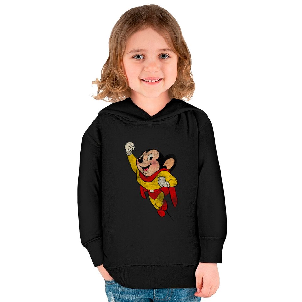 MIGHTY MOUSE - Vintage - Robzilla - Kids Pullover Hoodies