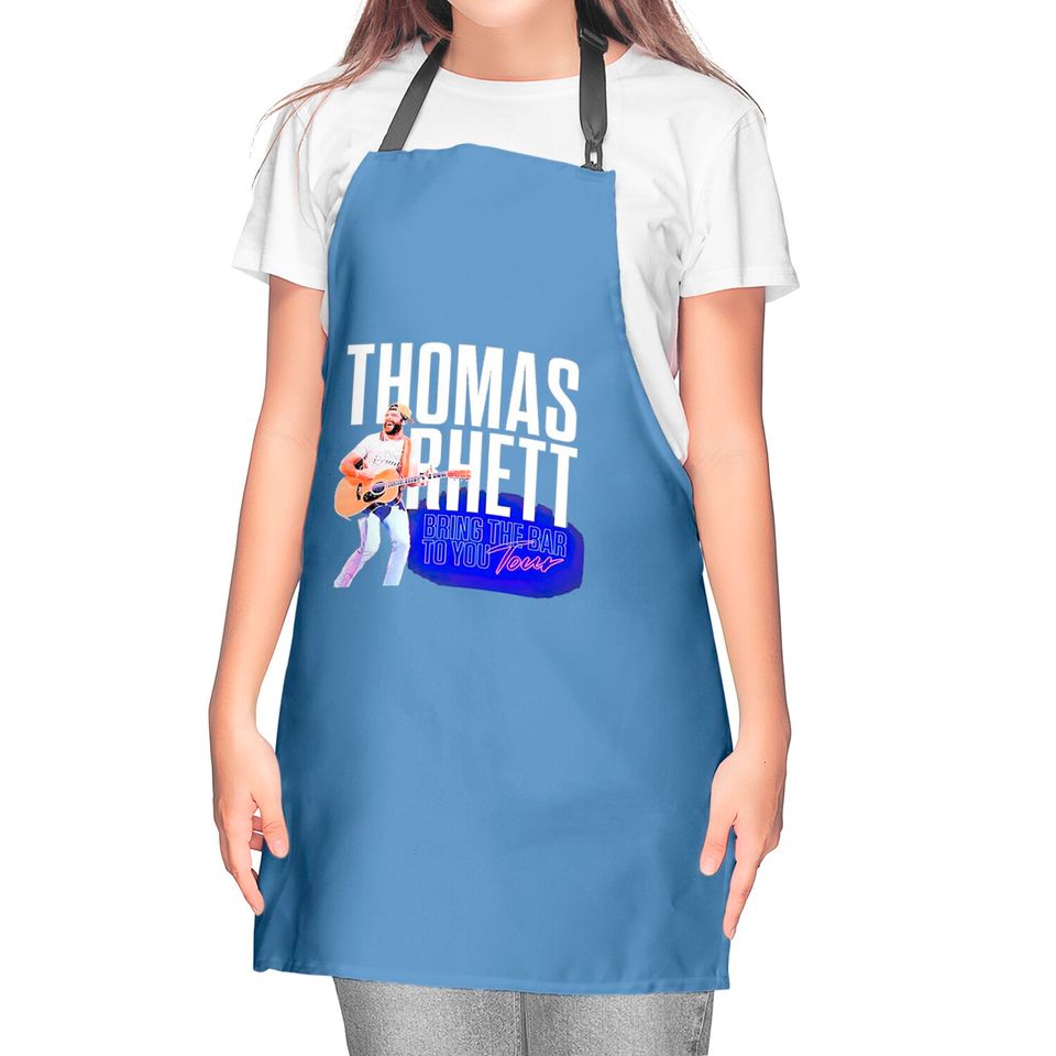 Thomas Rhett Bring The Bar To You Tour Kitchen Aprons,Thomas Rhett 2022 Tour Kitchen Apron