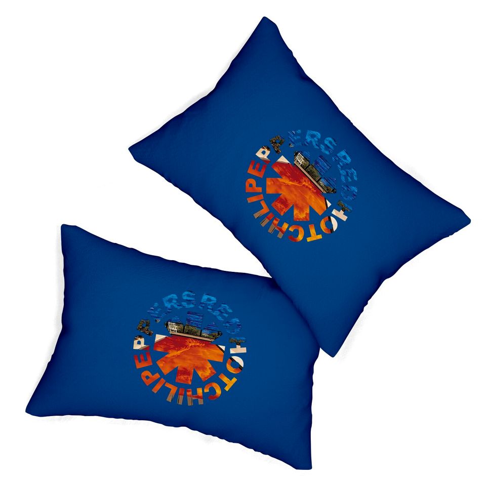 red hot chili peppers merch Lumbar Pillows