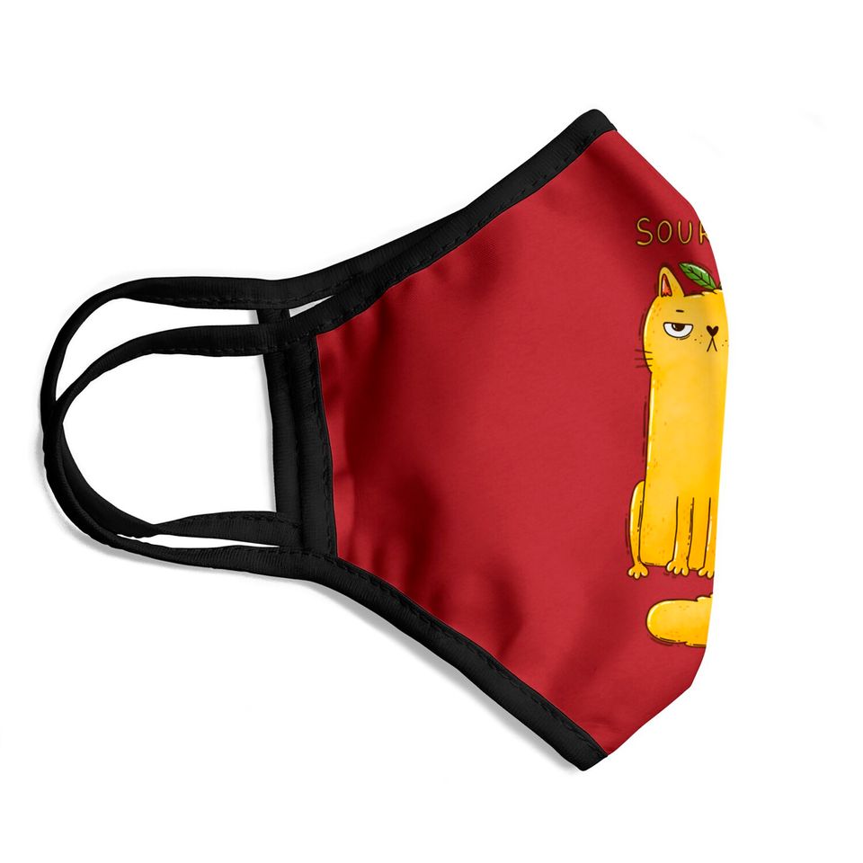 Sour Puss - Cat - Face Masks