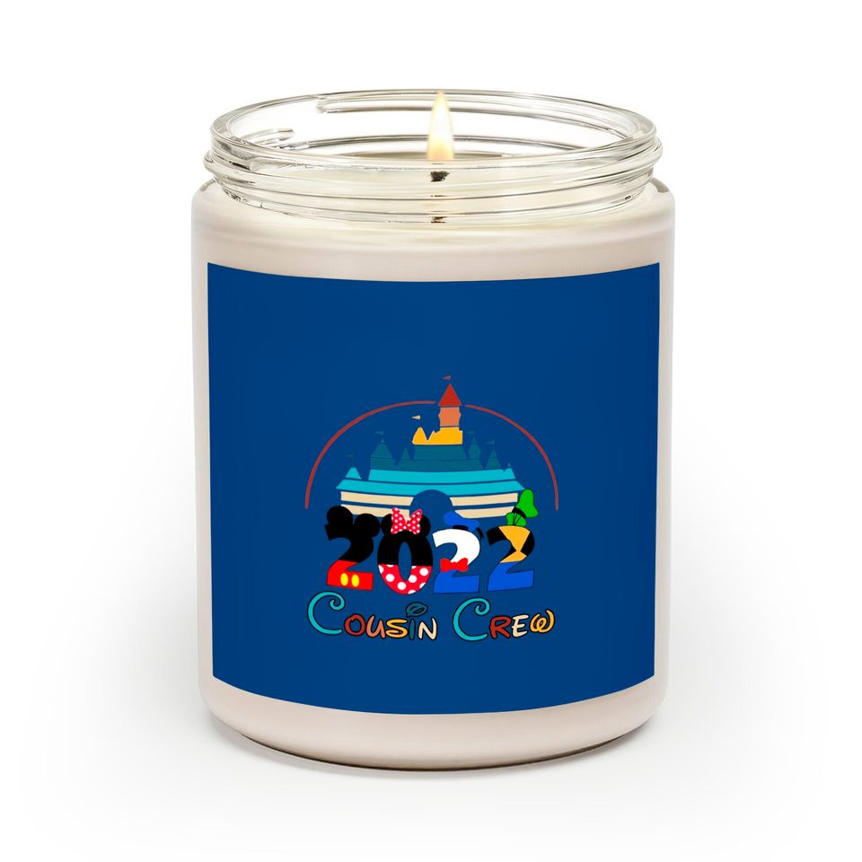 Cousin Crew 2022 Walt Disney Vacation 2022 Matching Scented Candles