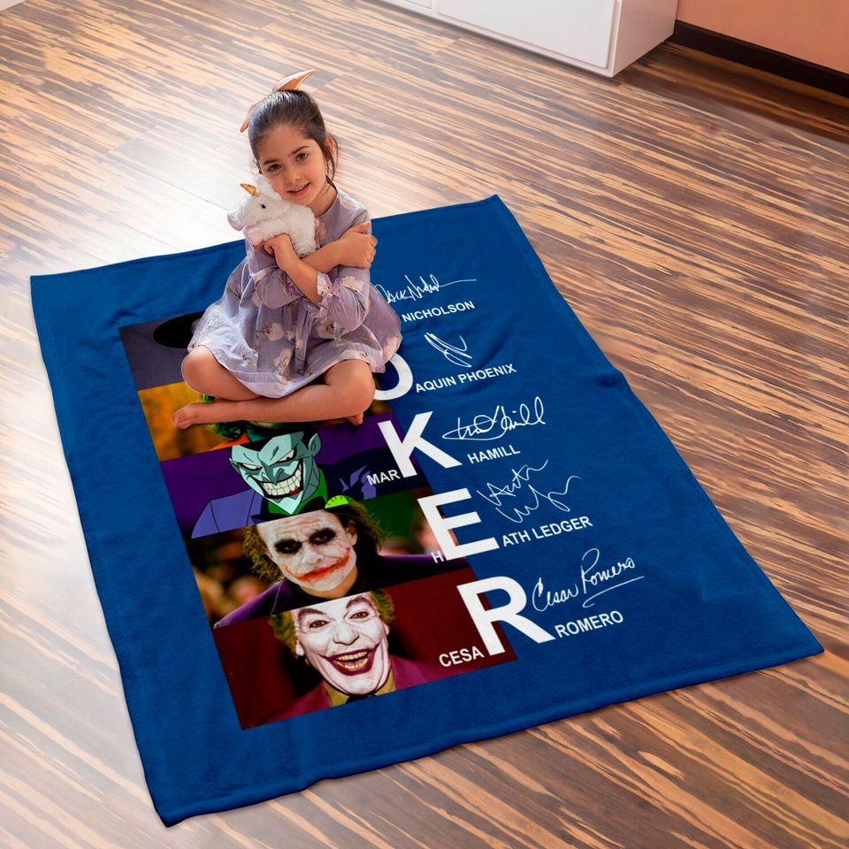 The Joker Baby Blanket, Joker 2022 Baby Blanket, Joker Friends Baby Blankets, Funny Joker Baby Blanket Fan Gifts