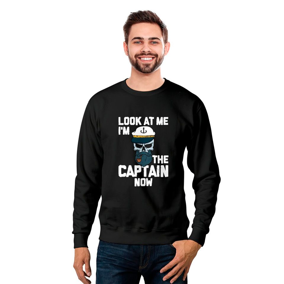 Boat Captain Boating Lover Pontoon Captain Sailor Sweatshirts