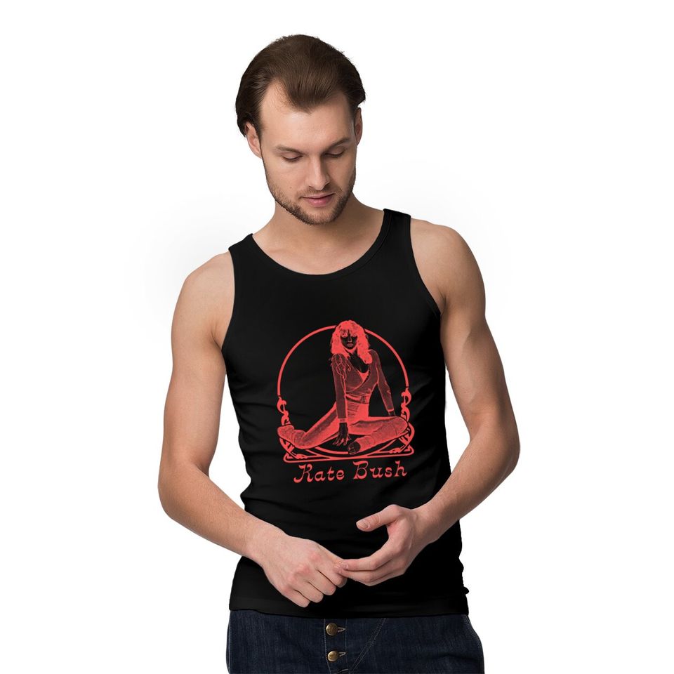 Kate Bush Retro Aesthetic Fan Art Design Tank Tops